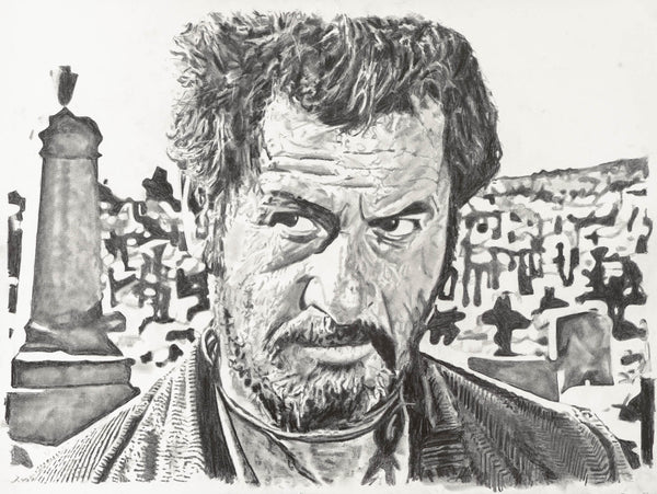 Tuco The Ugly Eli Wallach The Good The Bad And The Ugly movie Original Drawing