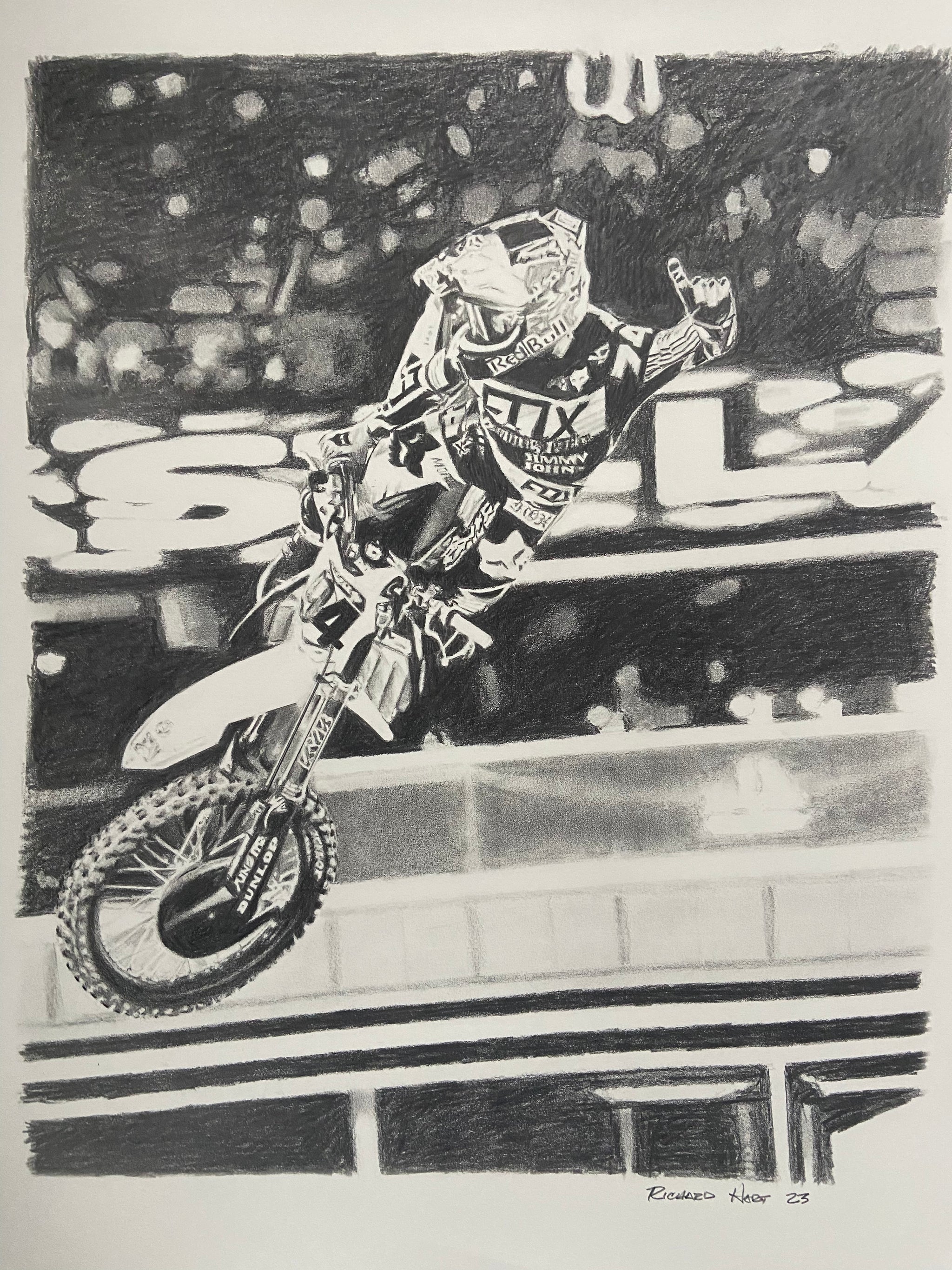 Ken Roczen Motocross Supercross Champion Artist Print